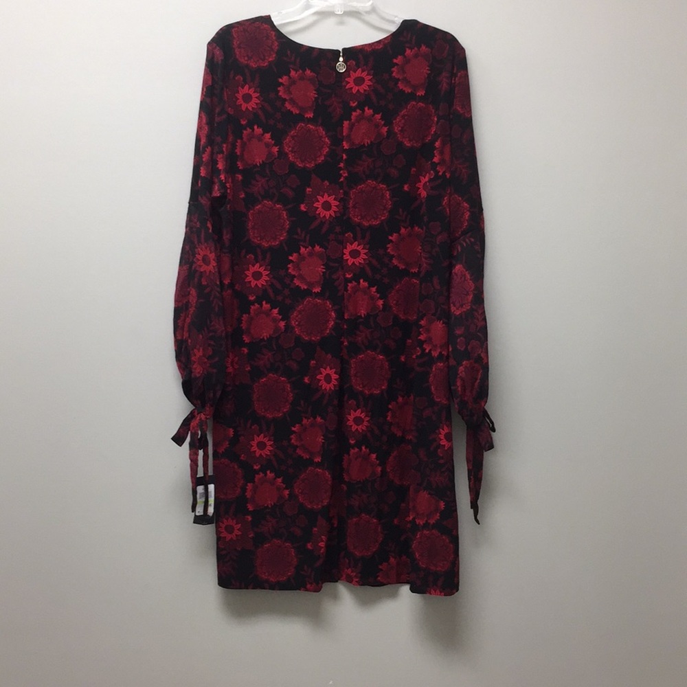 Tommy Hilfiger Long Sheer Balloon Sleeve Dress - Picture 8 of 12